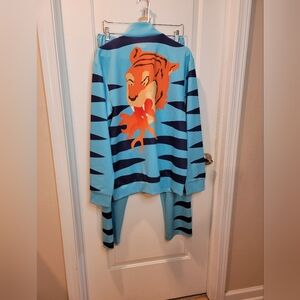 Kicking & Screaming Tiger Soccer Coach Jacket & Pants Tracksuit Costume